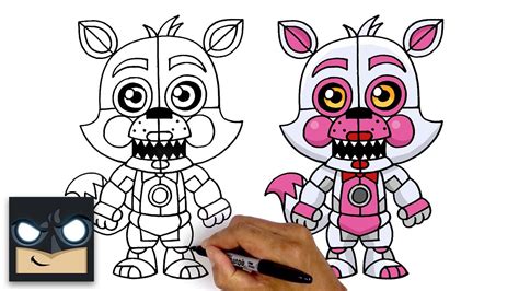 How To Draw Fnaf Funtime Foxy Youtube