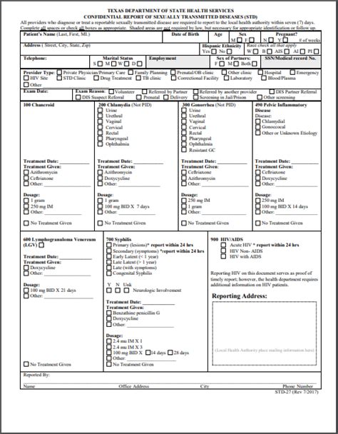 Std Report Forms Pdf Ms Word Download Forms