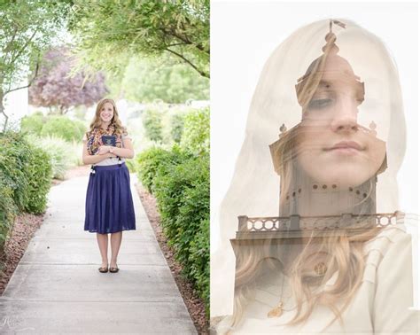 Sister Missionary Double Exposure Photoshoot Missionary Photos By