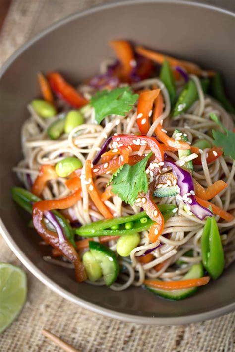 Soba Noodle Salad With Soy Dressing This Unruly