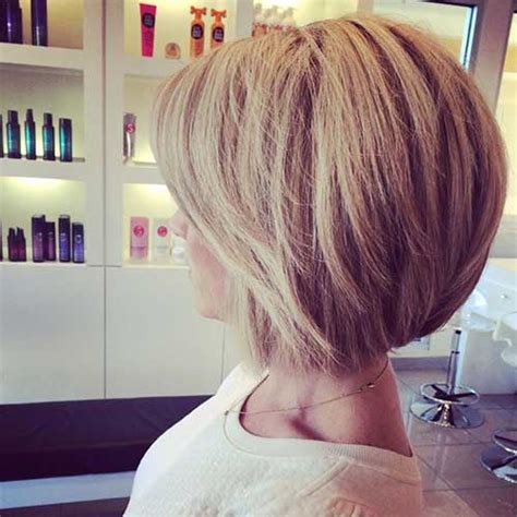 Only a little longer in the front than the back its a big enough difference to count. 15 Best Back View Of Bob Haircuts | Short Hairstyles 2017 ...