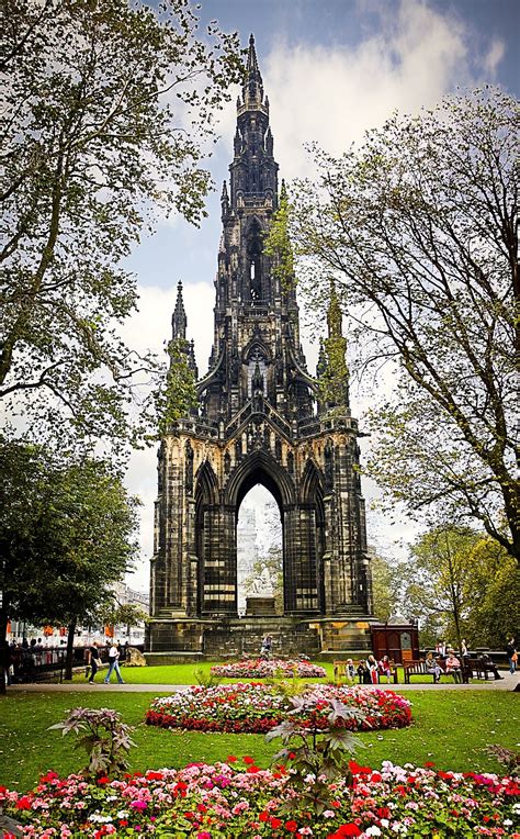 The Walter Scott Monument ~ Is A Victorian Gothic Monument To Scottish