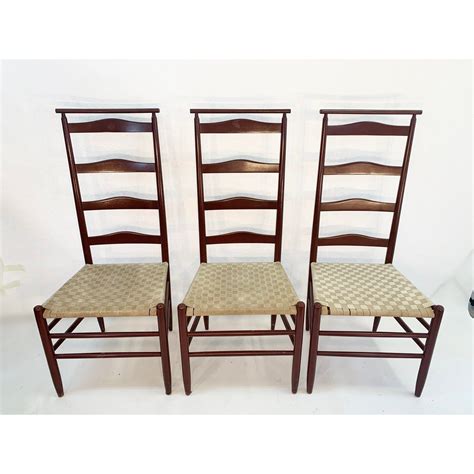 1970s Vintage Shaker Style Shawl Back Dining Chairs Set Of 6 Dining Chairs Dining Chair Set