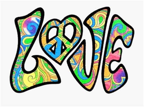 Hippie Clipart Love Logo Hippie Love Logo Transparent Free For