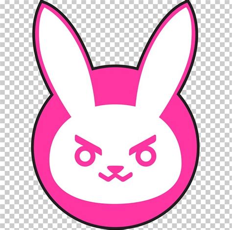 Overwatch Dva Logo Decal Png Clipart Animals Area Bunny Dva