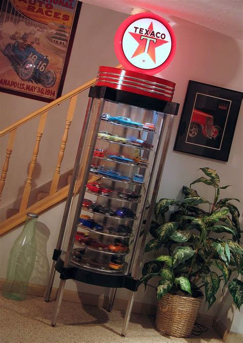 In this post, we have a great collection of some personalized shelving projects for your home that won't break the bank. texaco model car display case | Hot wheels display, Hot ...