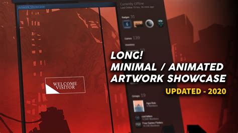 How To Make Long Minimalanimated Artwork Showcase In Your Steam