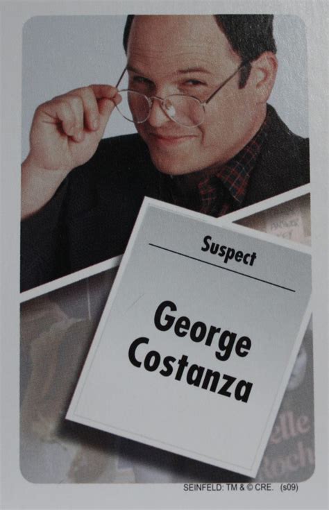 Parts Only Clue Seinfeld Board Game George Costanza Rumor Card Only Team Toyboxes
