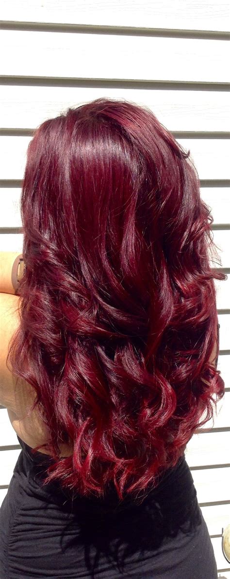 Red Violet Hair Igora Hairwithclare Hair Color