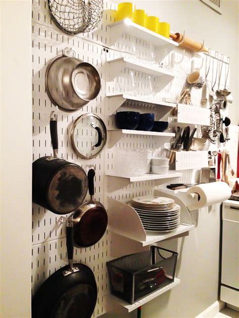 Awesome Kitchen Pantry Storage With Pegboard Pegboard Kitchen