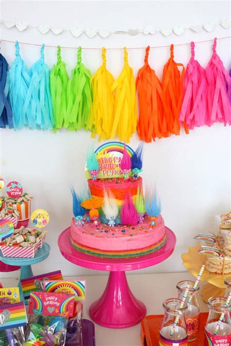trolls birthday party
