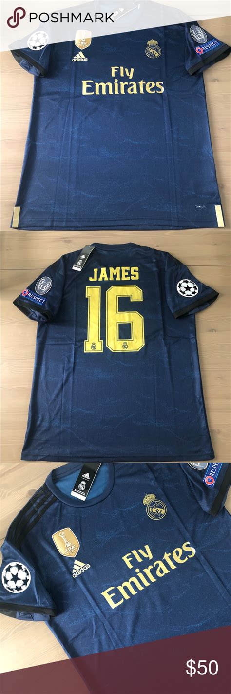Real madrid human race jersey. Real Madrid James #16 soccer jersey men blue | Soccer ...