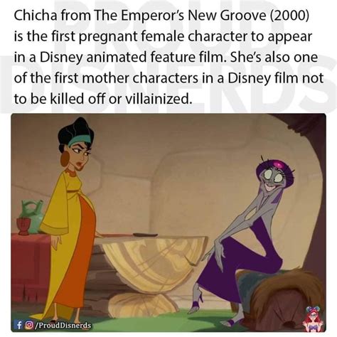 Chicha From The Emperor S New Groove 2000 Is The First Pregnant Female Character To Appear In
