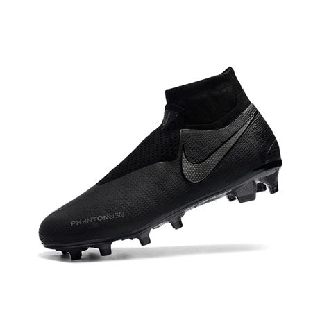 Nike Phantom Vision Elite Df Fg Firm Ground Soccer Cleat All Black