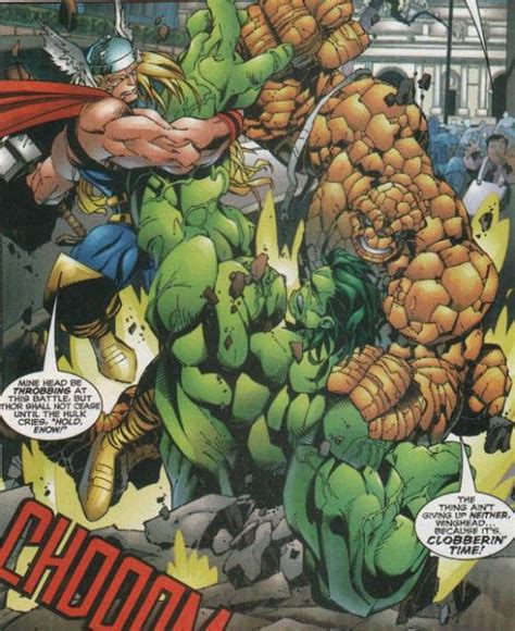 Hulk Vs The Thing Hulk Marvel Hulk Marvel Comics