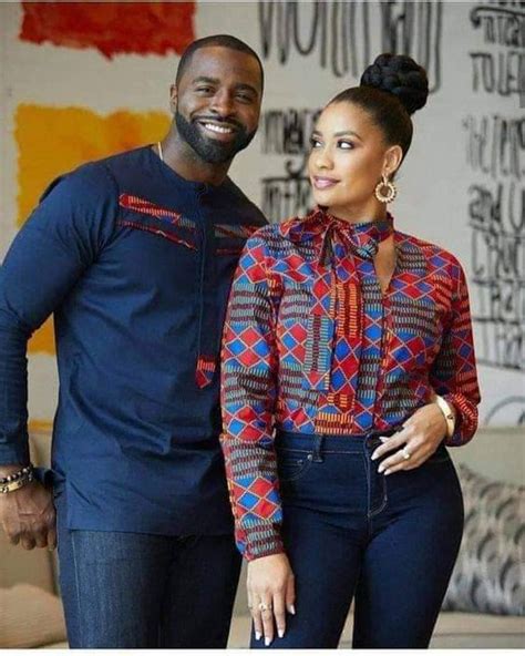 African Clothing For Couples Ankara Matching Set 4 Couples African Wedding Anniversary Outfit