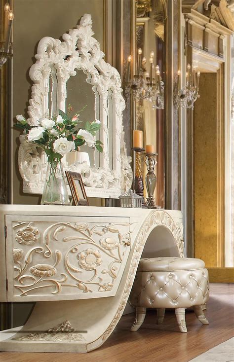 Traditional Dining Room Sets In Champagne Silver By Homey Design Hd