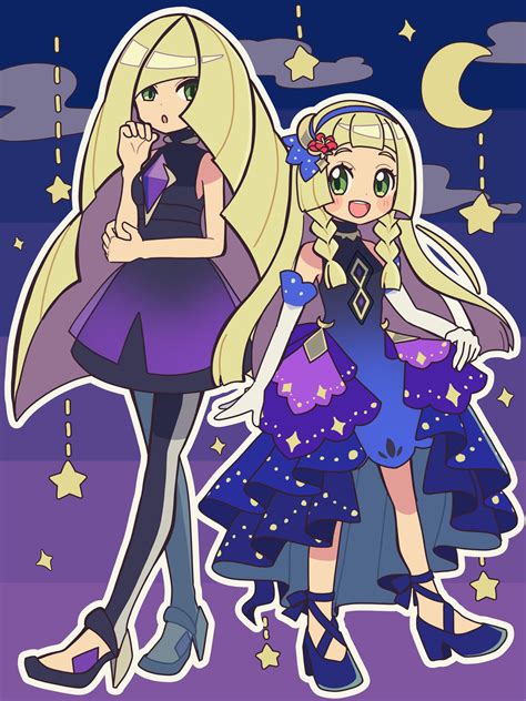 Lillie Lusamine And Lillie Pokemon And More Drawn By Kokashiho