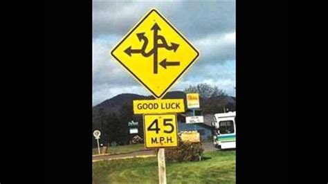 Funny Road Signs Youtube