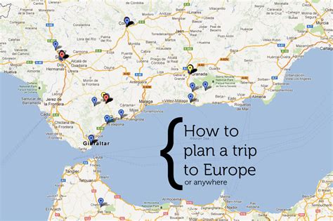 Europe Travel Guide Map