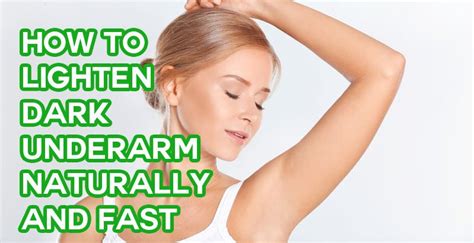 How To Lighten Dark Underarm Naturally And Fast Weight Loss Trip
