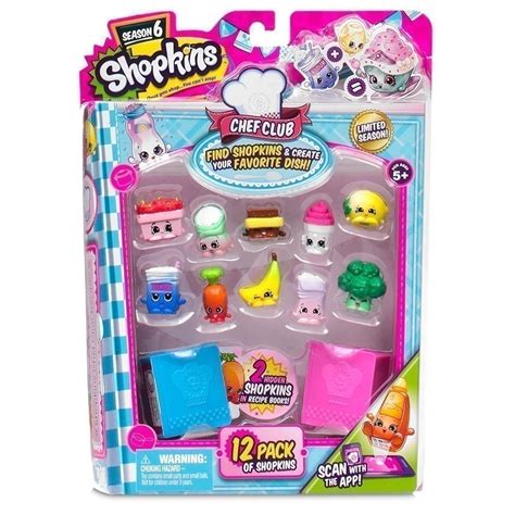 Shopkins Season 6 Chef Club 12 Pack Toys Shopkins Chef Club Shopkins