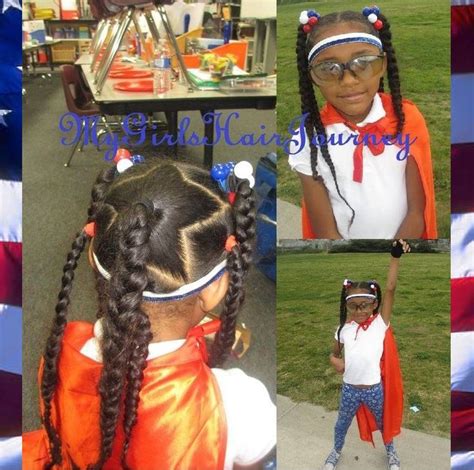 Cute Patriotic Hairdo ♥ Cute For Independence Day Little Girl