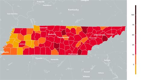 Political Map Of Tennessee