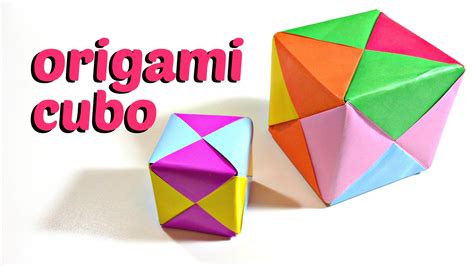 Cubo De Origami Origami Cube Mundoparty