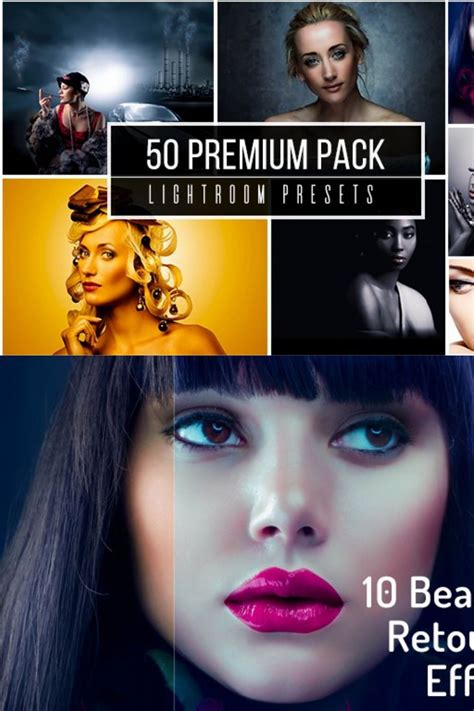 50 Premium Lightroom Presets Pack Masterbundles