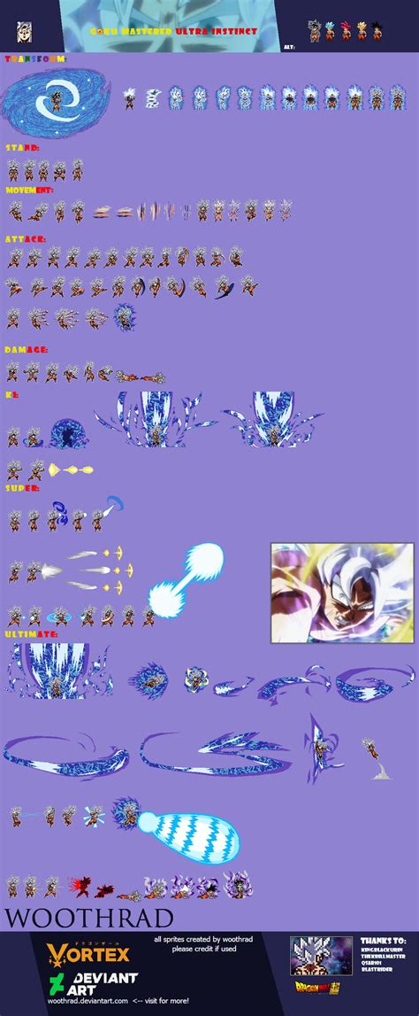Goku Ultra Instinct Sprite By Silverrxd On Deviantart