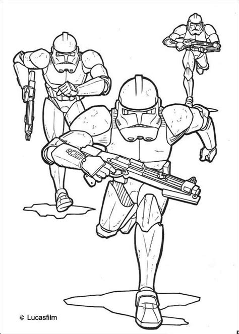 STAR WARS coloring pages Emperor clone soldiers Páginas para