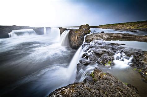 Photograph Dawn Godafoss Waterfall Of The Gods North Iceland By