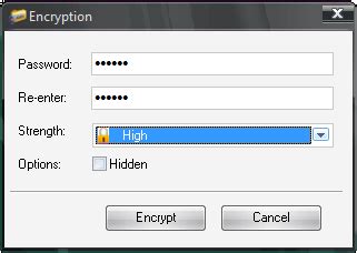 A very secure method to protect your sensitive data with a password is by using the bitlocker encryption program, which is currently embedded only in professional and enterprise. Screenshot - Advanced Folder Encryption