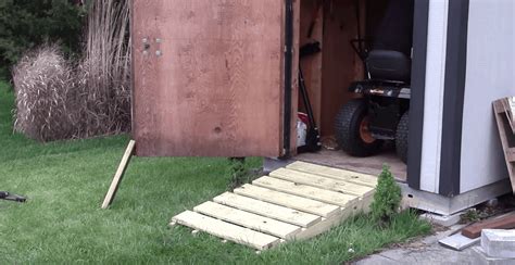 How To Build A Shed Ramp Simple Step By Step Tutorial The Saw Guy