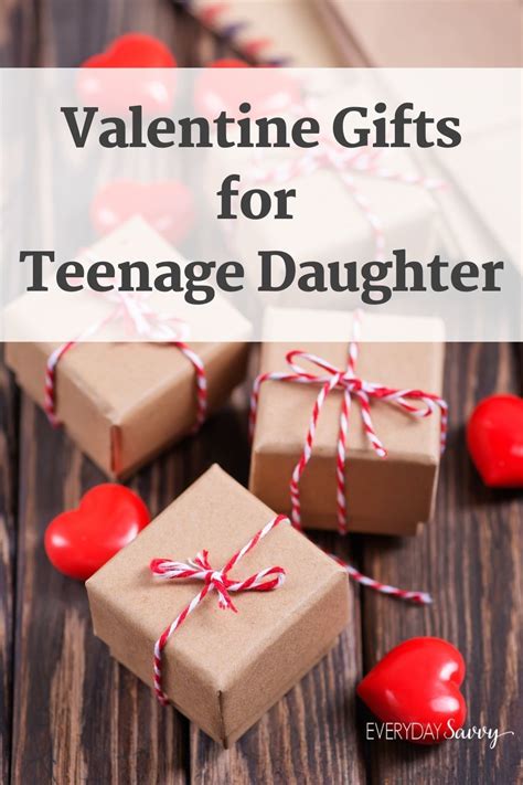 Here are a couple of simple ways to show you care this valentine's day. Valentine's Day Gifts for Teenage Daughter - Everyday Savvy