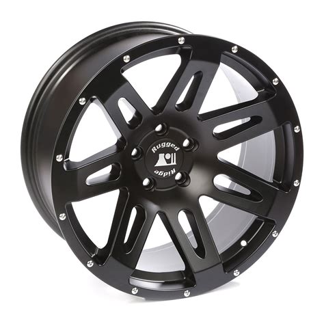 Rugged Ridge Xhd Wheel In Satin Black For 07 18 Jeep Wrangler Jk