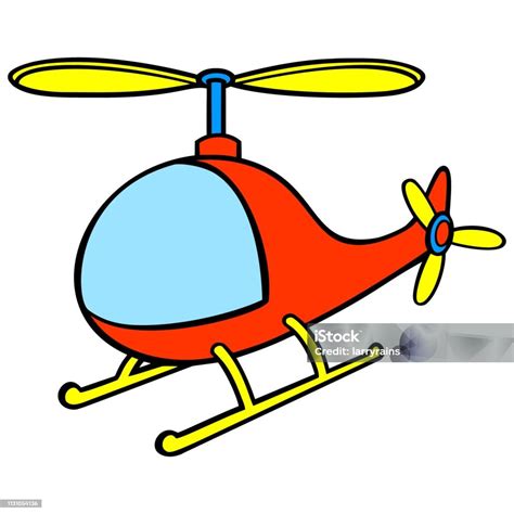 Kartun Helikopter Ilustrasi Stok Unduh Gambar Sekarang Baling Baling Berlibur Perjalanan