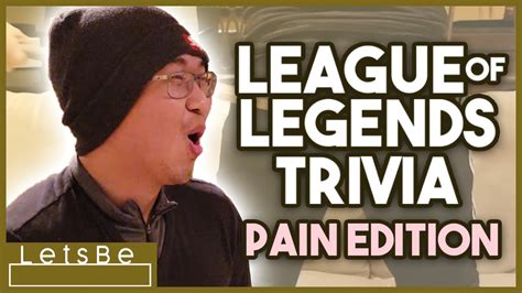 League Of Legends Trivia But With A Kendo Stick Letsbe Friends Youtube