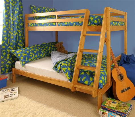 Triple sleeper bunk bed by very with option to buy just the bed frame or include mattresses. Triple Bunk Bed 3ft & 4ft Wooden Pine with Storage ...