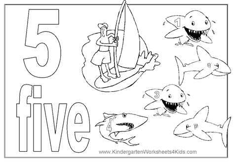Number Coloring Pages - 1 - 10