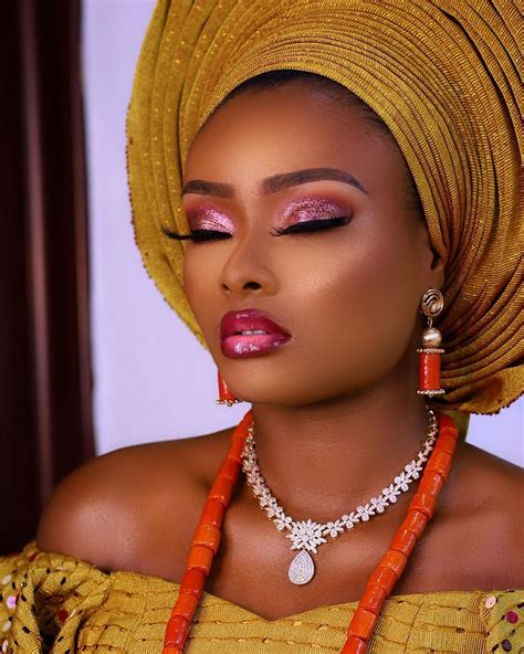 Pin By Melody Jacob On Nigerian Wedding Makeup And Gele Style Ideas Amazing Makeup
