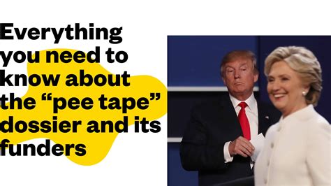 Everything You Need To Know About The Pee Tape Dossier And Its Funders Vice News