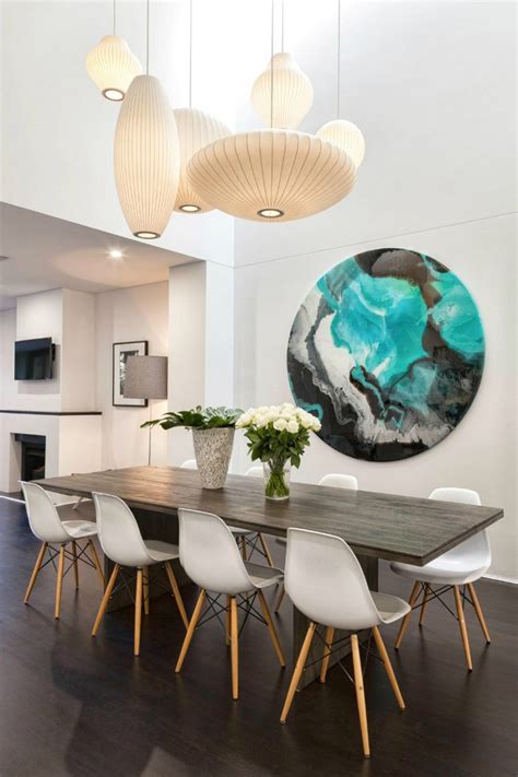Tableau abstrait moderne pour décorer la salle à manger