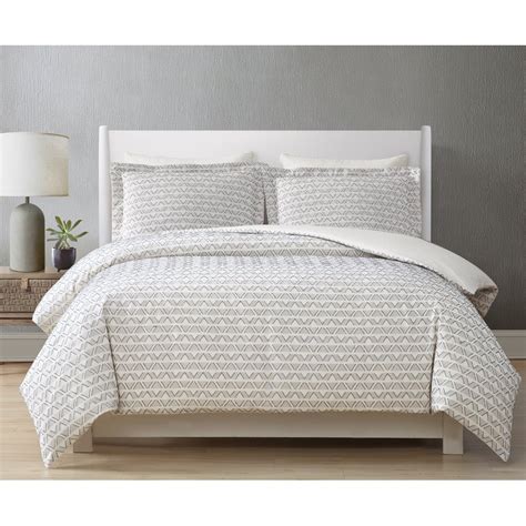 Better Homes And Gardens Ivory 3 Piece Cotton Clipped Jacquard Duvet