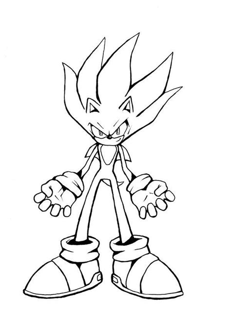 Sonic hedgehog coloring pages (39). awesome Super Sonic Coloring Pages Free Download #sonic # ...