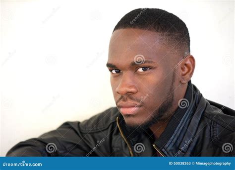 Confident Young African American Man Stock Image Image Of Charming