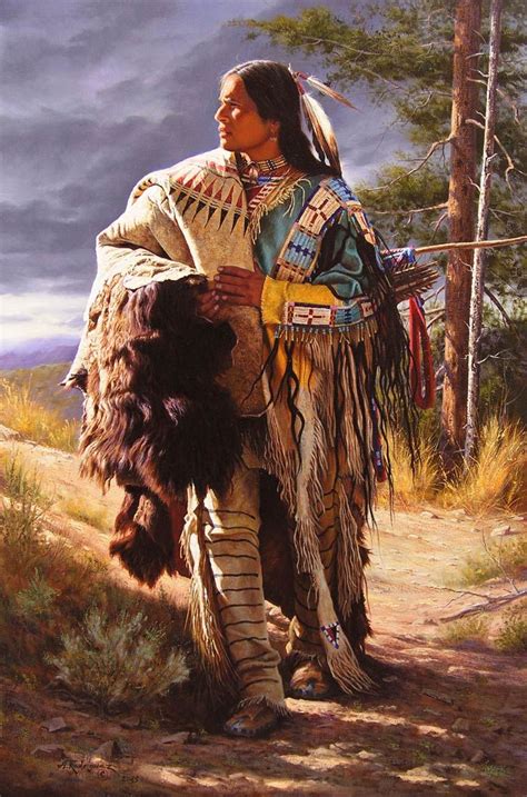 Dessins Et Commentaires Native American Paintings Native American