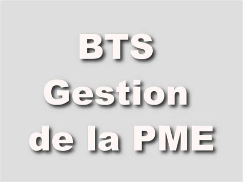 BTS GPME Gestion De La PME Alternance Strasbourg Alsace 67 Bas Rhin