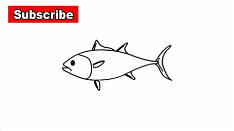 Drawing For Kids Easy Step By Steps How To Draw An Atlantic Bluefin